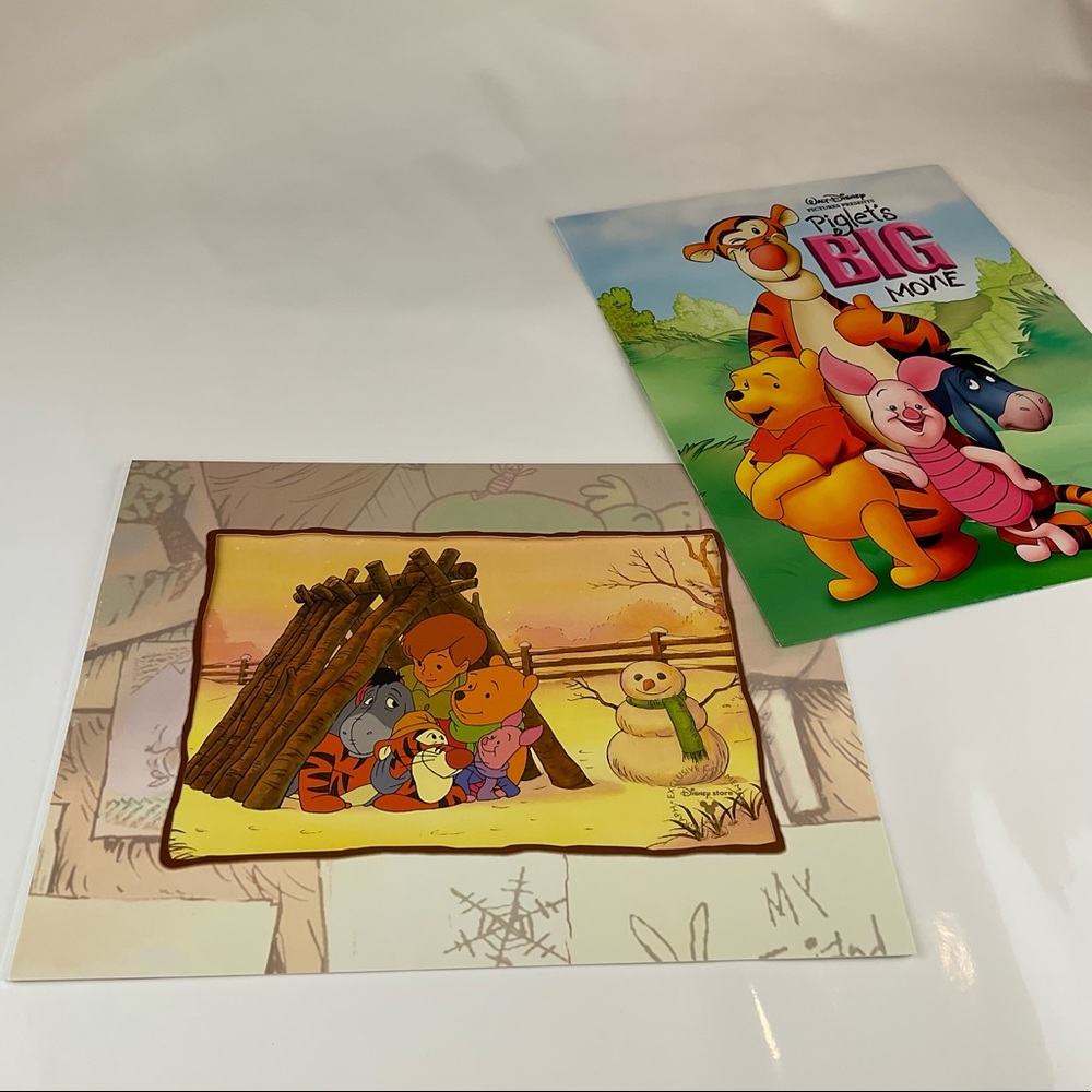 Disney 2003 Piglet’s Big Movie exclusive Commemorative Lithograph